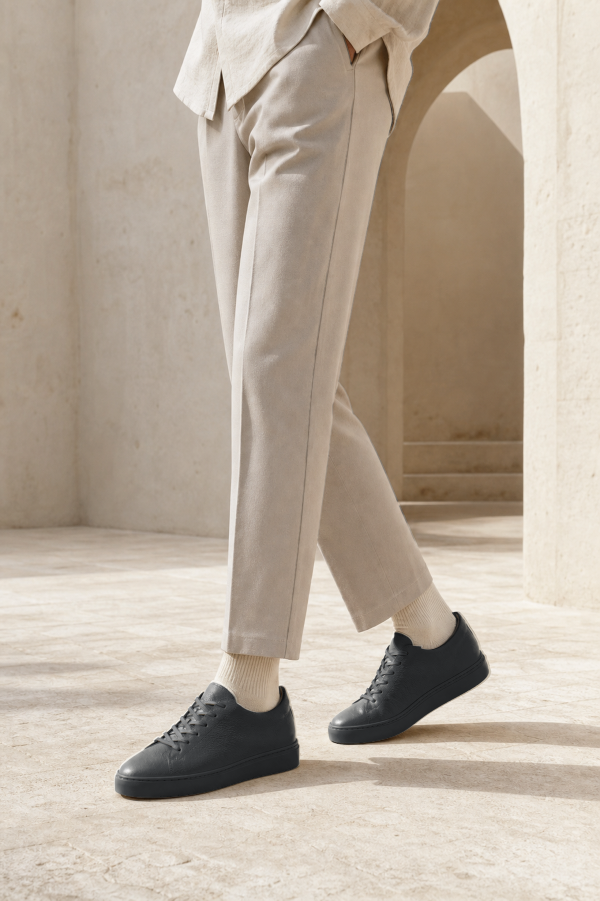 Soren Leather Trainers