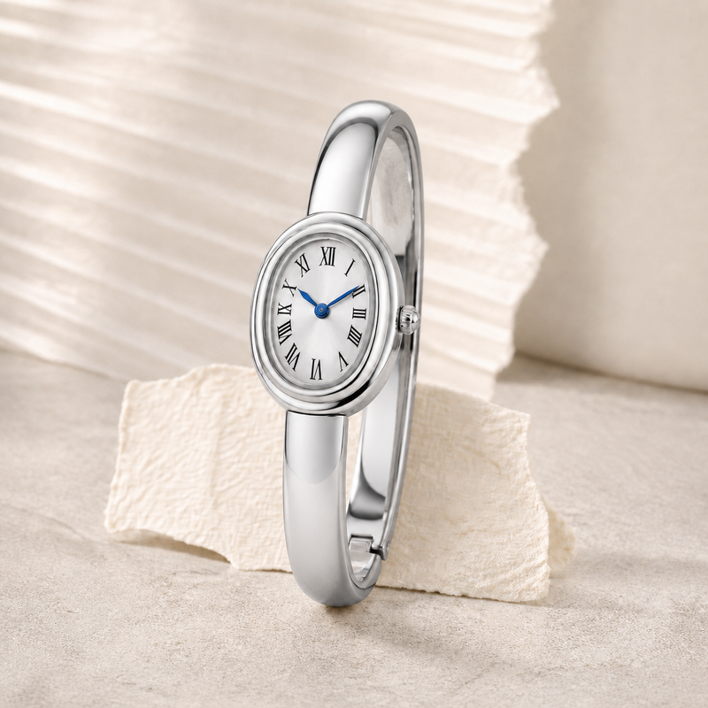 Aurelia Two-Tone Bangle Watch