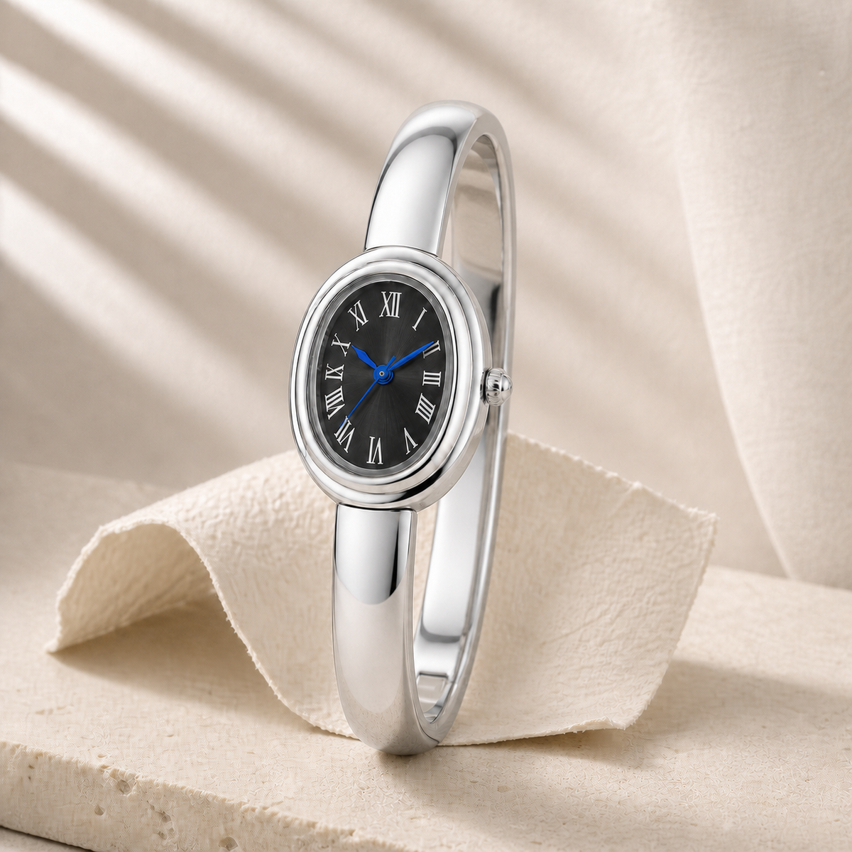 Aurelia Two-Tone Bangle Watch