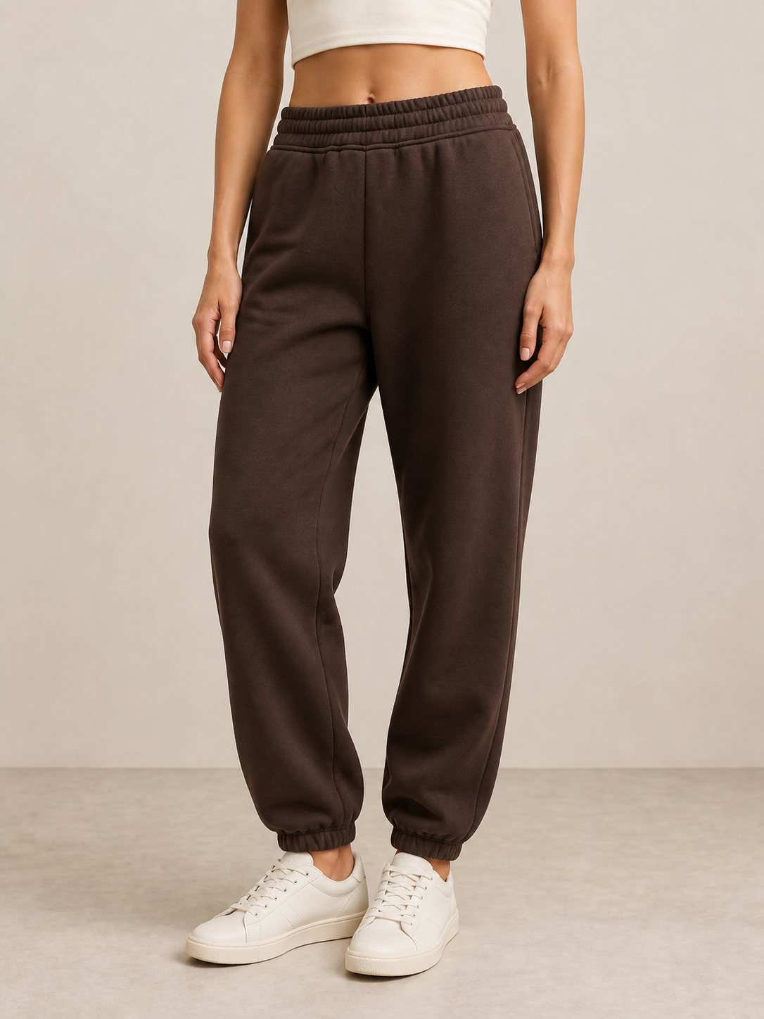 Sienna Marl Grey Relaxed Joggers