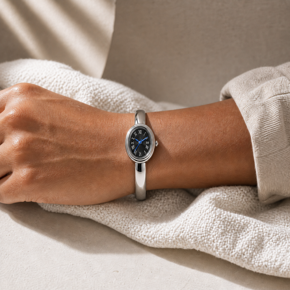 Aurelia Two-Tone Bangle Watch