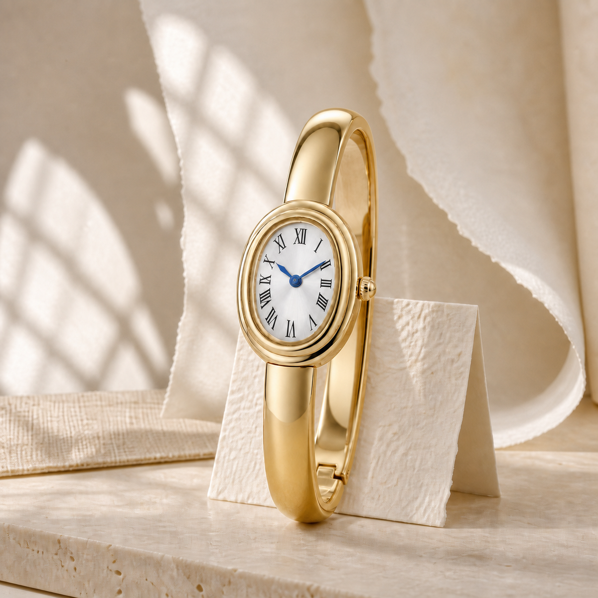 Aurelia Two-Tone Bangle Watch
