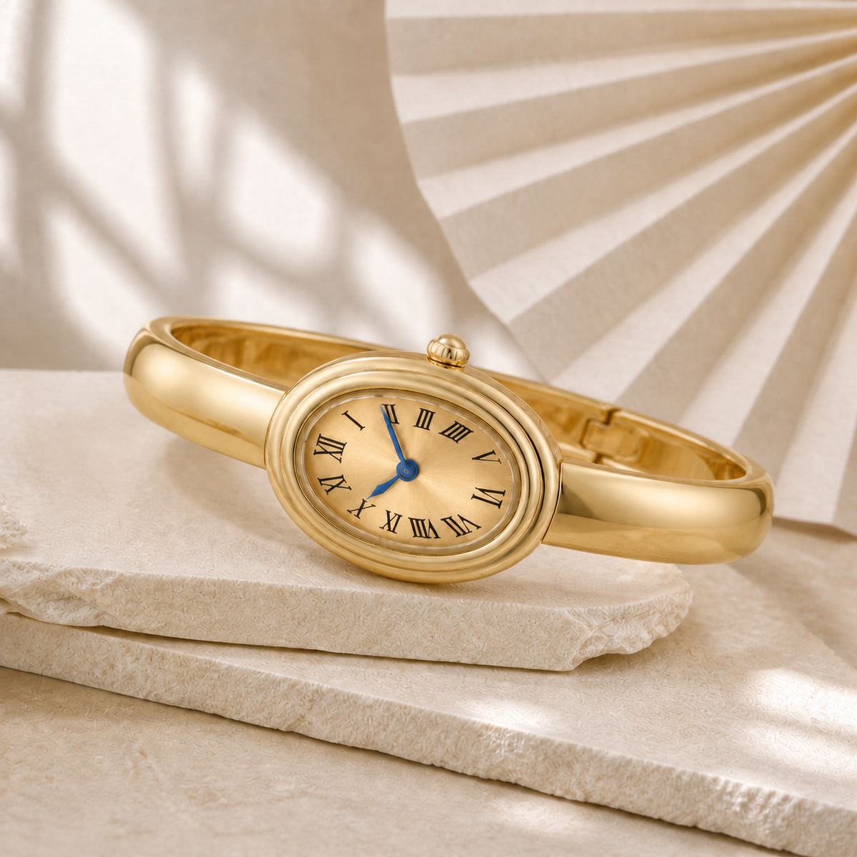 Aurelia Two-Tone Bangle Watch