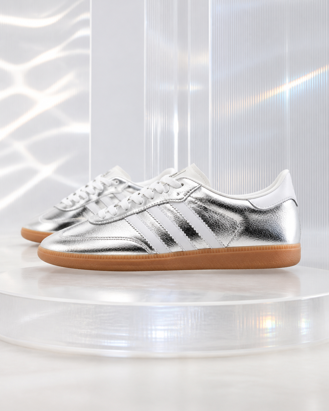 Celeste Candy Pink Crystal-Stripe Trainers