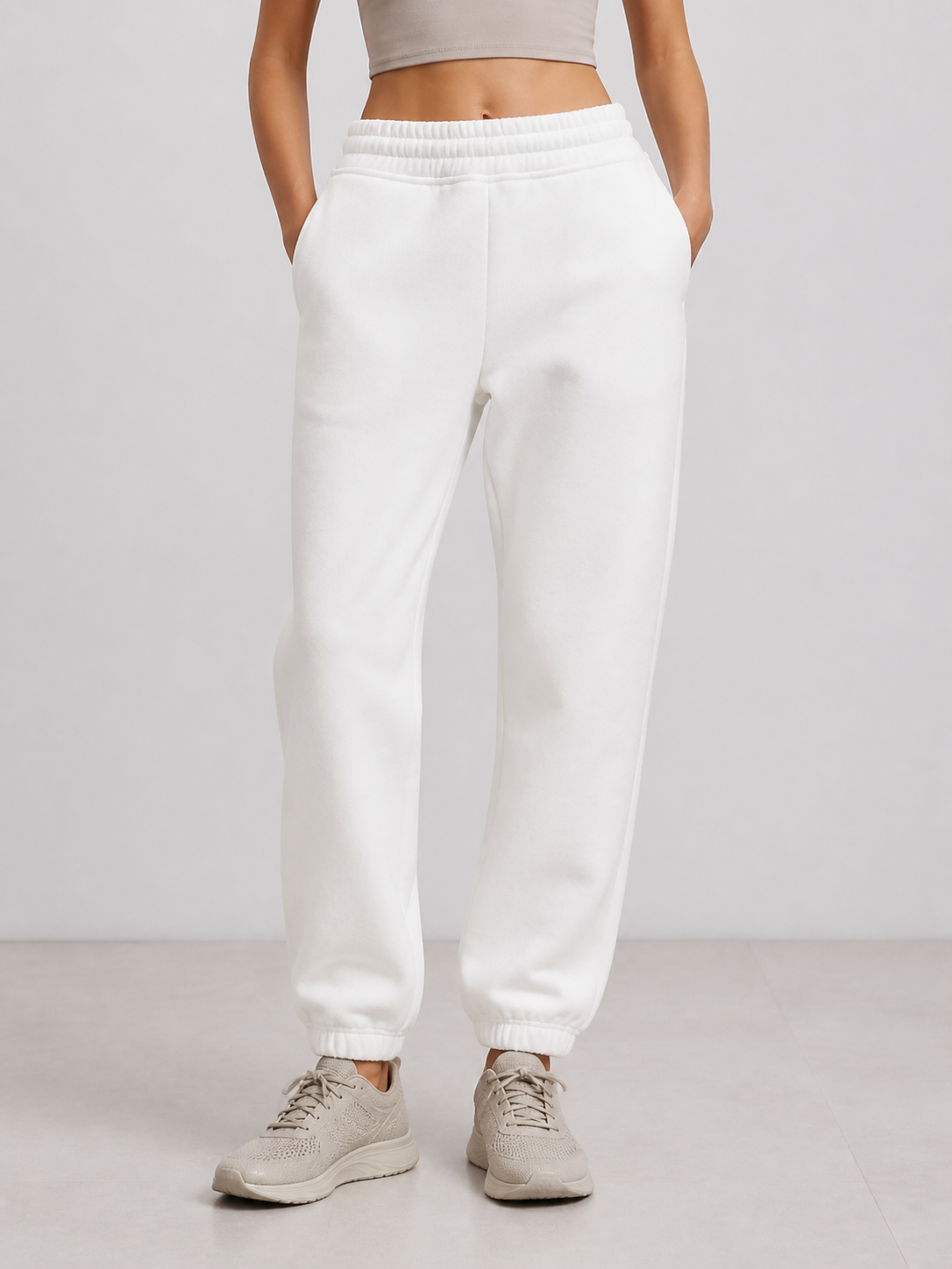 Sienna Marl Grey Relaxed Joggers