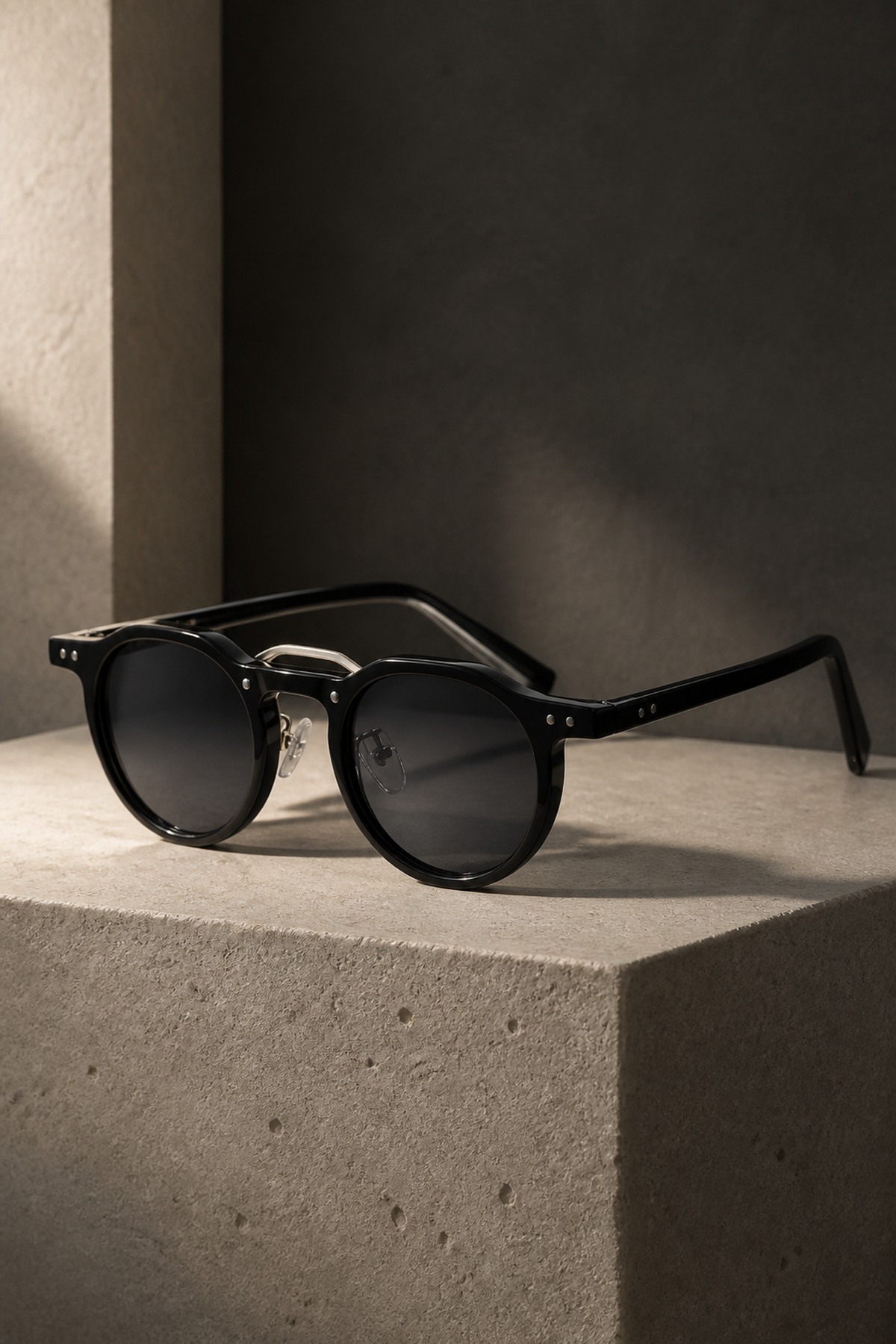 Arden Round-Frame Sunglasses