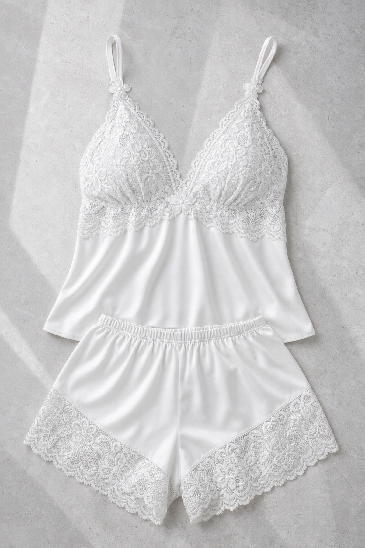 Serena Lace-Trim Cami Pyjama Set