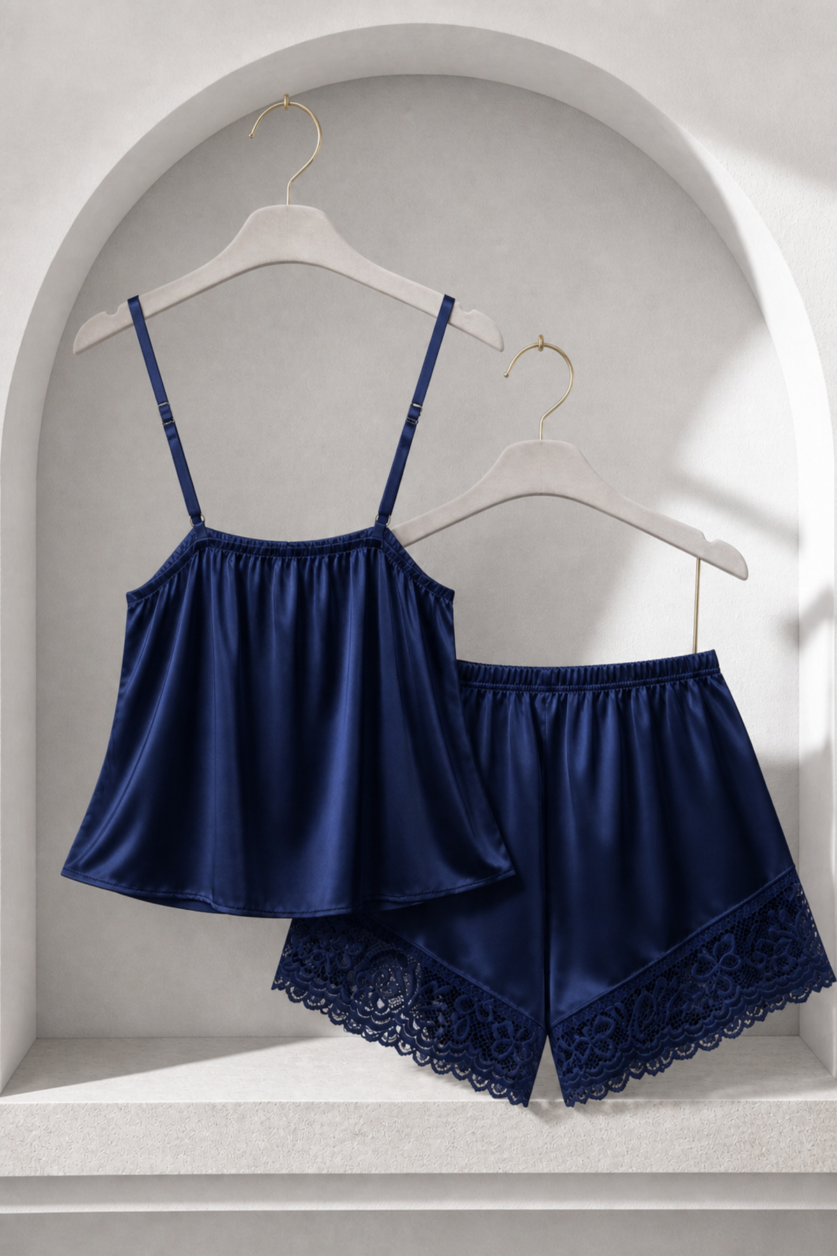Serena Lace-Trim Cami Pyjama Set